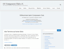 Tablet Screenshot of composers-club.de